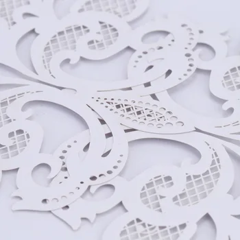 

10 Pcs/ Set Wedding Party Invitation Card Decor Cards Envelope Delicate Carved Flower Wedding Party Supply DIN889