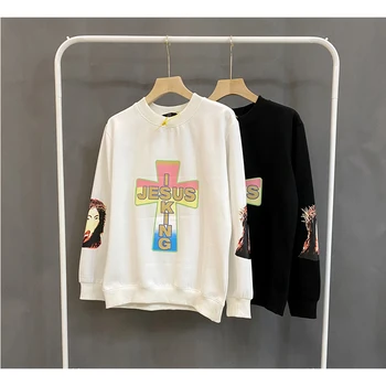 

K Cross Mark JESUS IS KING Sweatshirts Sunday Service Festival Album JESUS IS KING Hoodie Men Women G Kanye West Hoodie