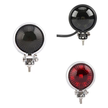 

Motorcycles Brake Tail Light LED Brake Stop Lights Integrated Taillight Bates for Chopper Bobber ATVS Dirt Bike Cafe Race