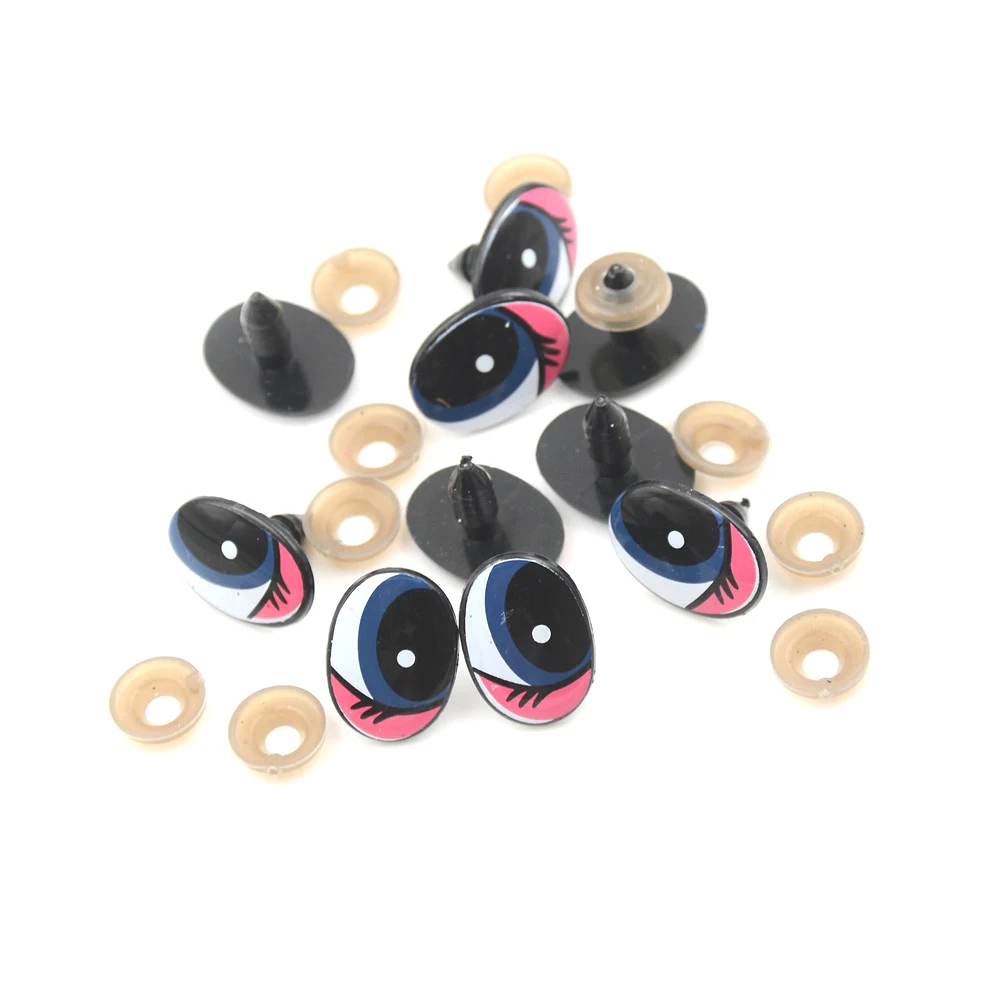 

5 Pair (10pcs) New Design Cartoon Plastic Safety Toy Eye Handmade Accessories For DIY Plush Dolls Animal Puppet Making