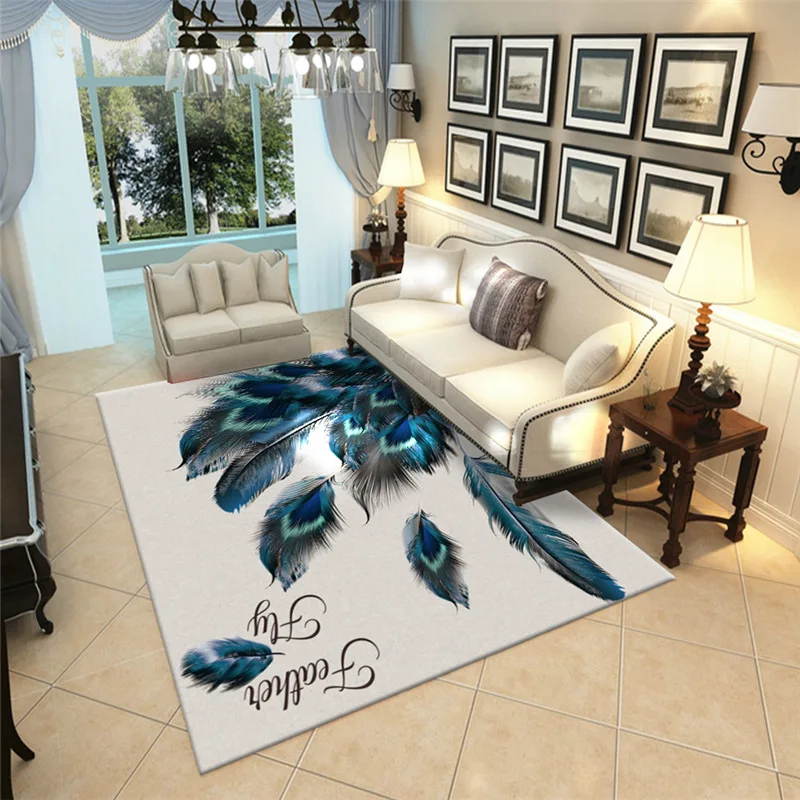 

Modern Area Rug for Living Room Coffee Table Sofa Bedroom Decoration Illusion Rug