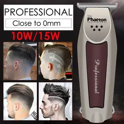 Профессиональный точность машинка для стрижки волос Электрический триммер волос близко к 0 мм резки плешивый станок для бритья дома