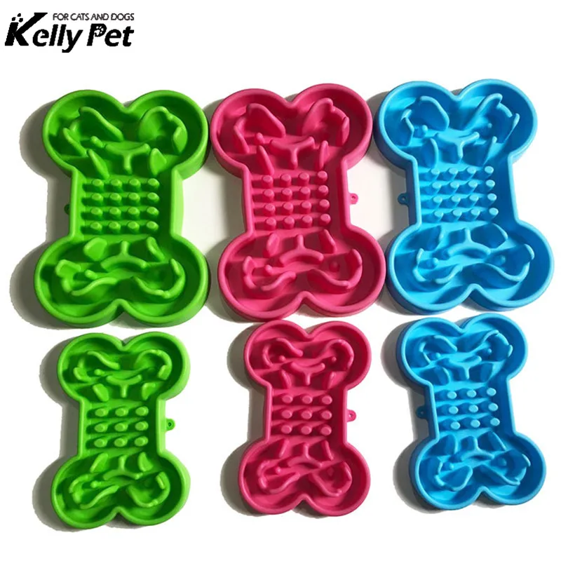 

Pet Dog Bowl Healthy Soft rubber Slow Food Feeder Anti Choke travel bowl for Cat dog Food feeding for Small Dog