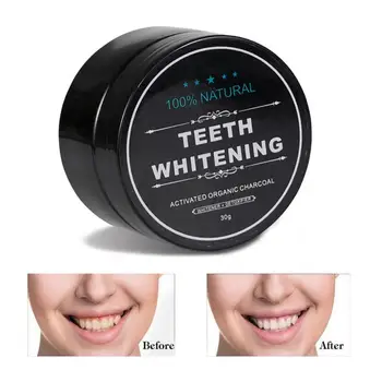 

30g Teeth Whitening Activated Charcoal Powder Natural Activated Bamboo Charcoal Powder Tartar Stain Remove Powder Oral Hygiene