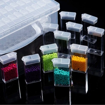 

64 Grids Diamond Painting Storage Box, Rice beads beads nail art Diamond Paintin GXMA