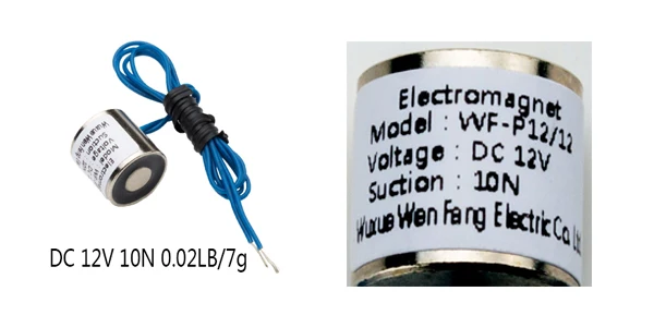 12V DC 10N Uxcell Электрический подъемный Магнит Электромагнит Электромагнитный подъемник холдинг(без магнитного с питанием; магнитный с выключением питания - Цвет: 12V DC 10N