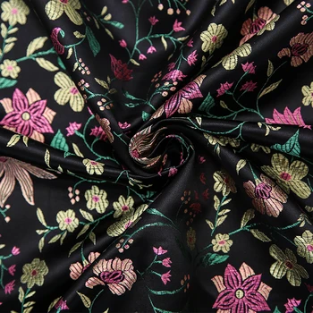 

High end damask brocade silk fabric for DIY crafts coat table cloth cushion costume upholstery patchwork by meter