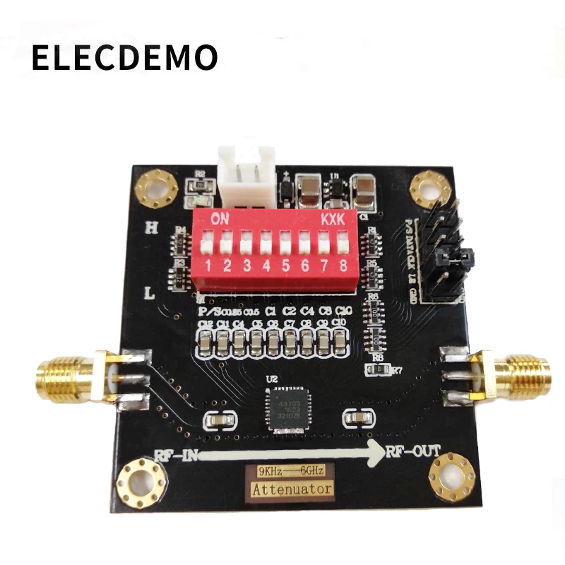 PE43703 модуль цифровой RF аттенюатора pe4373 полоса пропускания 9K ~ 6GHz 0 25 dB шаг к 31 75 db