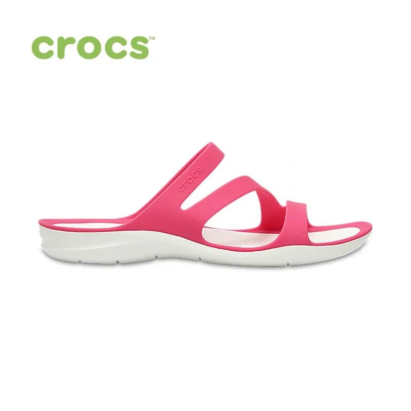 Crocs Womens Swiftwater Sandal Lightweight Water and Beach Shoe Casual Comfort Slip On