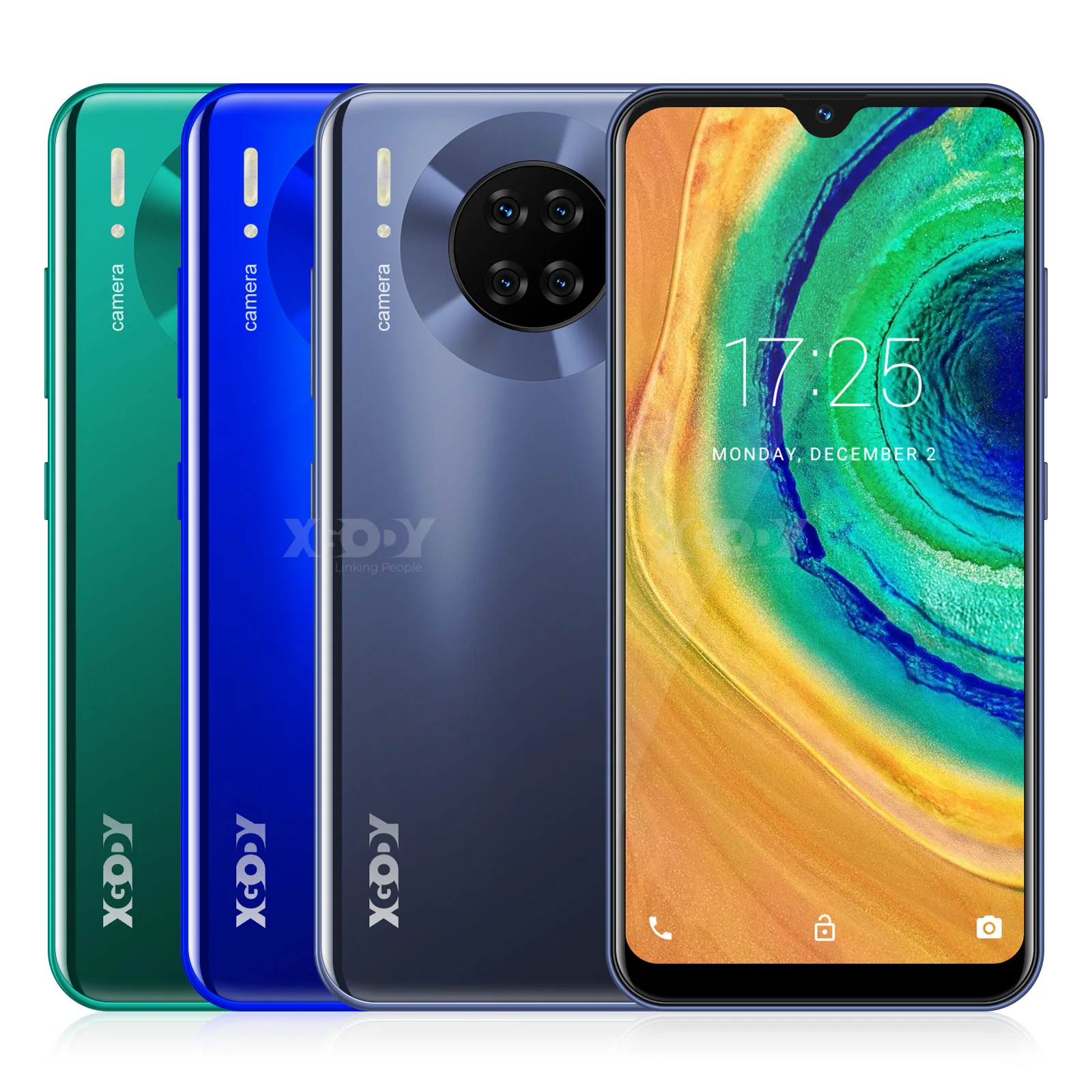 XGODY Mate 30 4G смартфон Android 9 0 6 26 дюймов 19:9 полный экран 3 ГБ 32 MTK6737 четырехъядерный