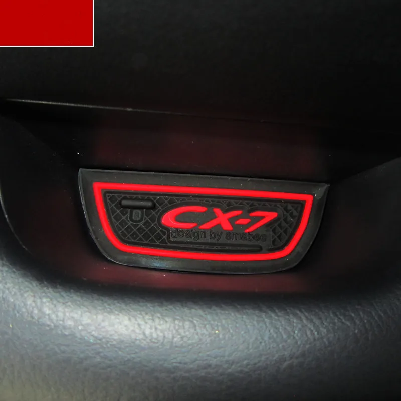 16 шт./компл. слот коврик для двери Mazda 3 5 7 3D резиновый салона автомобиля