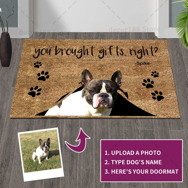 Custom Dog Doormat, Custom Dog Door Mat, Dog Rug, Funny Dog