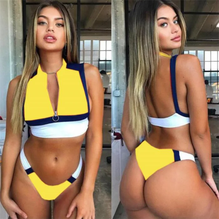 

2018 Autumn And Winter New Style Zipper Women's Swimsuit Supply of Goods
