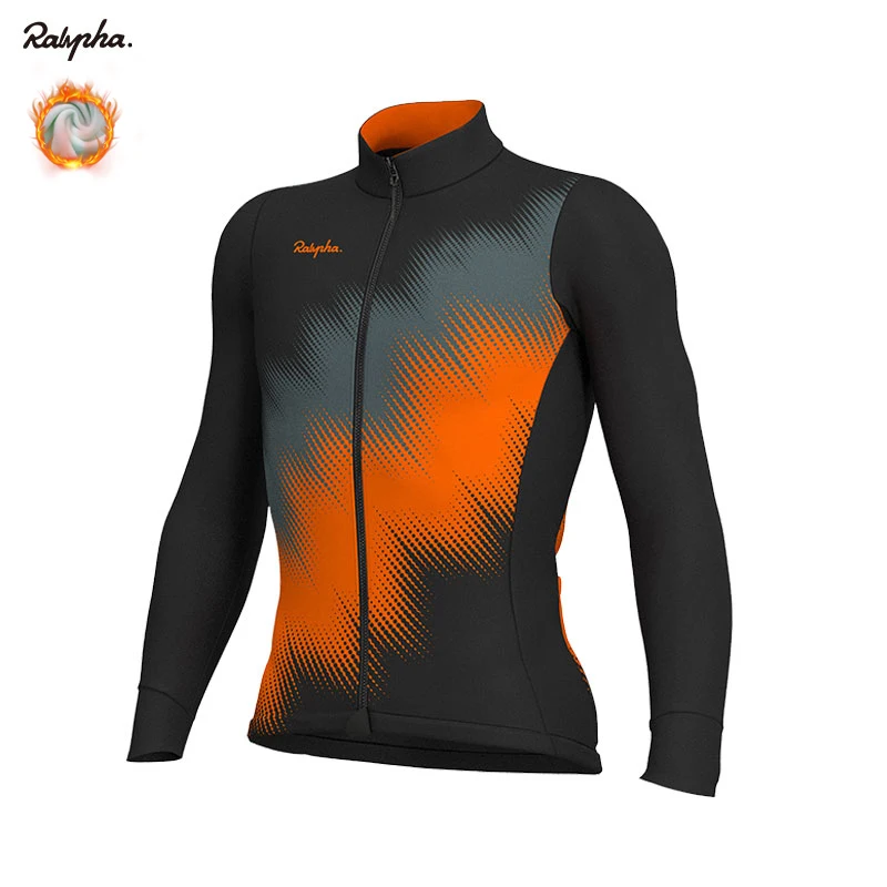 Pro Team зима длинный рукав Велоспорт Джерси костюм велосипедиста MTB одежда Униформа мужская термо флис велосипед Майо Ropa Ciclismo - Цвет: 7