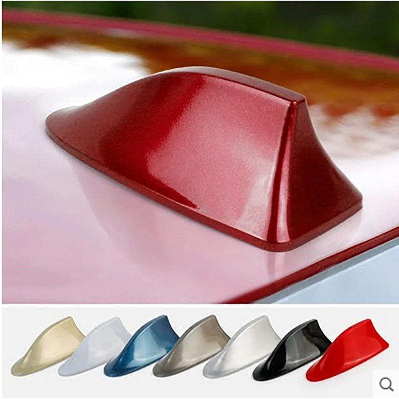 

Car Shark Fin Antenna With Signal Radio Shark Antenna Roof Modification Car Antenna Decoration Universal Model