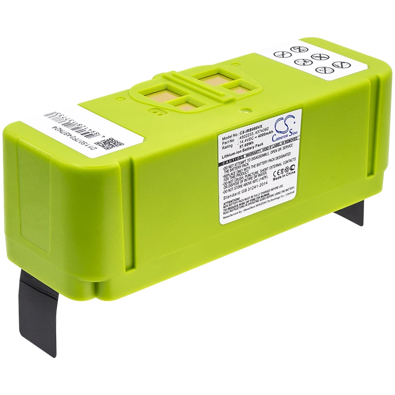 Premium Battery For Irobot Roomba 890,roomba 891,roomba 895,roomba 896, roomba 960,roomba 965,roomba 980 4000mah / 57.60wh - Digital Batteries AliExpress