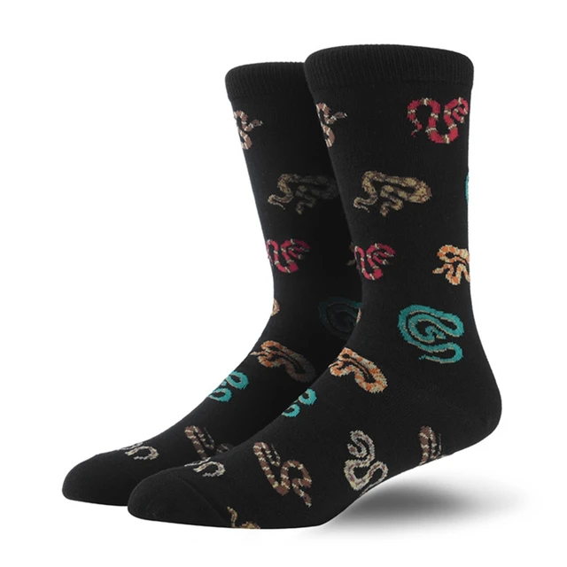 US $2.15 Casual Socks Animal Printed Antislip Breathable Cotton Spandex Hosiery Footwear Accessories