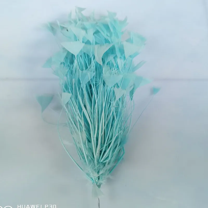 Mint green 1 пучок красивые индейки featherприблизительно 30 см свадебные корсажи Перья Ремесло для головного убора Свадебные украшения Аксессуары - Цвет: Mint green