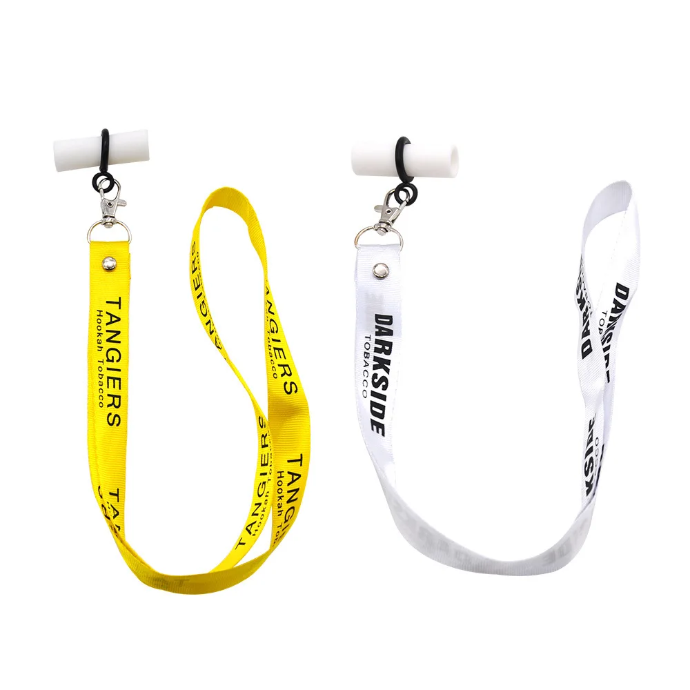 

New mini plastic filter with lanyard strap creative portable smoking set Sheesha Chicha Narguile Hose Shisha