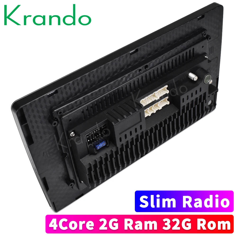 Excellent Krando Android 8.1 9" IPS Big Screen Full touch car Navigation system for Toyota RAV4 2007-2012 radio player gps Bluetooth wifi 5