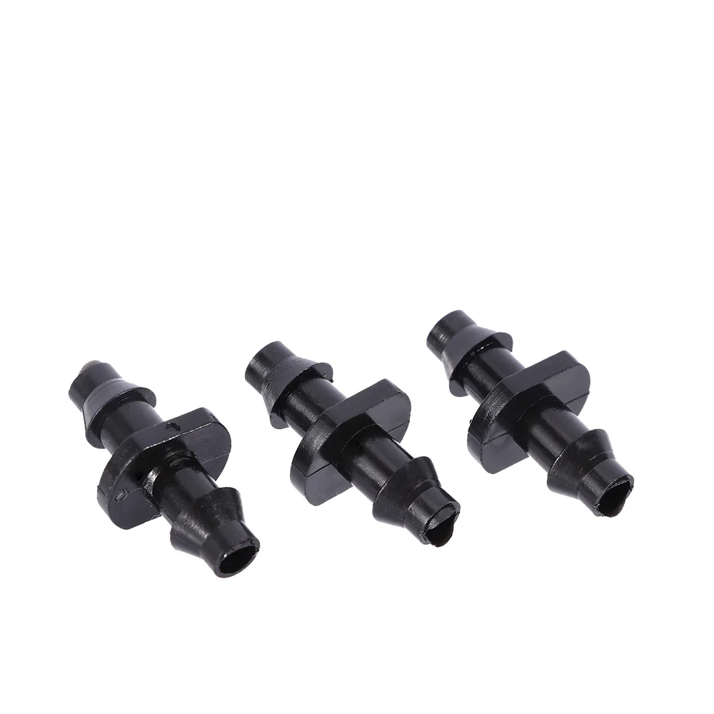 

50 Pcs Garden Water Connectors Straight Type Agricultural Irrigation Garden Lawn Hose Connector Drip Irrigation System Connect