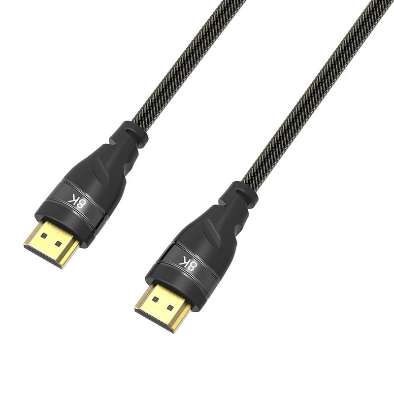 8K HDMI кабель высокоскоростной 48 Гбит/с 8K@ 60 Гц 7680P Dolby Vision, HDCP 2,2, 4:4:4 HDR eARC совместим с Apple tv