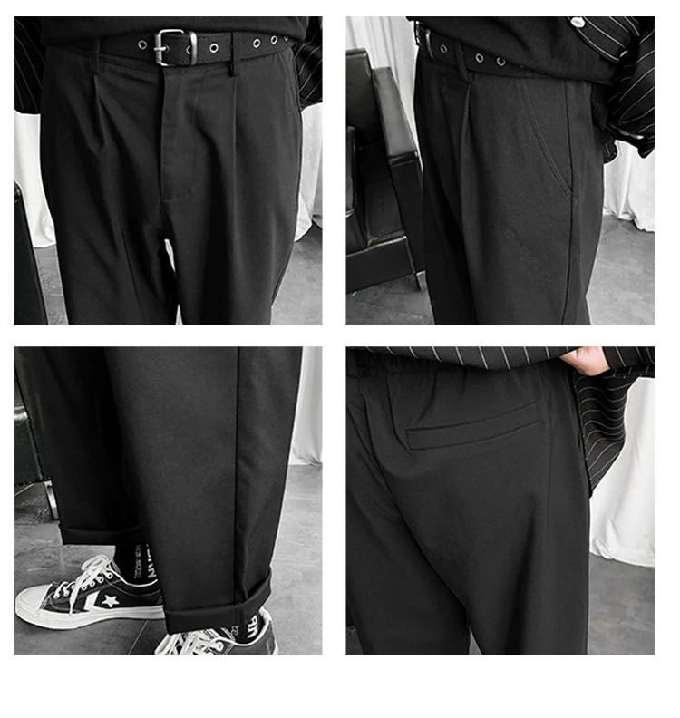 LAPPSTER Mens Black Korean Harem Pants 2020 Japanese Streetwear Joggers Harajuku Sweatpants Hip Hop Casual Trousers Plus Size