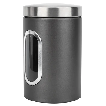 

Brand New Durable 1.5L High Quality Stainless Steel Sealing Storage Jar Canister Dried Fruit Coffee Tea Container For Home Use