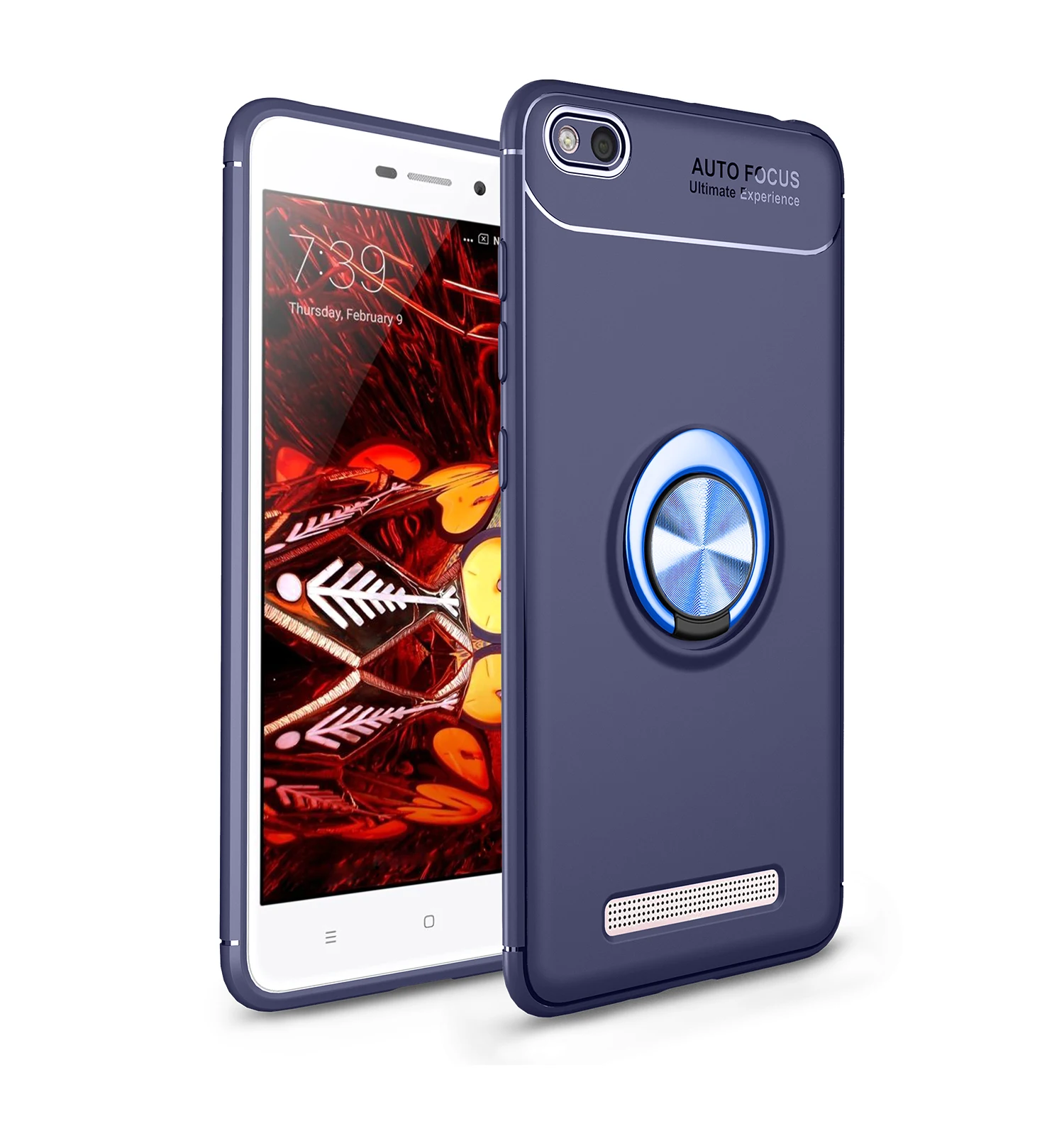 Blue Чехол для Xiaomi Redmi 4A 4 A 2016116 2016117 2016111 2016112 силиконовый чехол для телефона Hongmi 4A однотонный чехол для телефона - Цвет: Blue