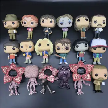 

Stranger things Dustin/Barb/Demogorgon/hopper/BARB/Ghostbuster Lucas Vinyl Action Figure Collection Model Toys