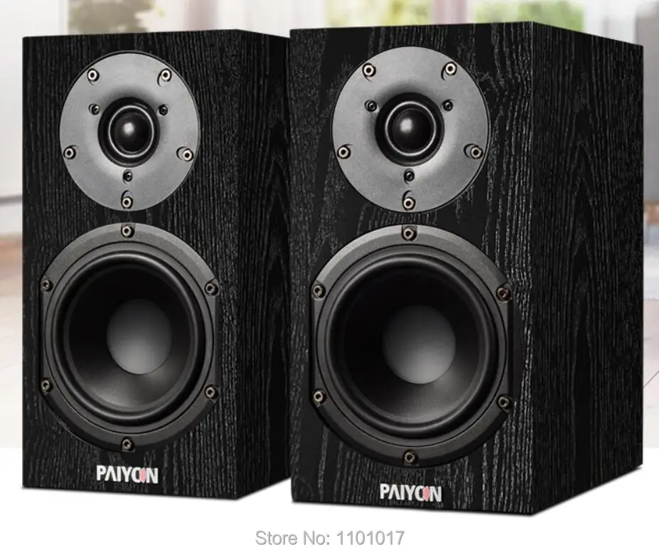 PAIYON P5 Full Range Desktop Speaker HIFI EXQUIS High Quality Wood