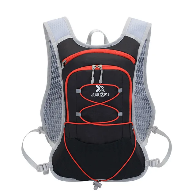 20л Открытый спортивный рюкзак для альпинизма, кемпинга, бега, велоспорта, сумка для воды, складной контейнер, гидратация воды, пакет, сумки - Цвет: black red