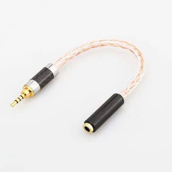

Audiocrast 10cm 2.5mm TRRS Balanced Male to 3.5mm Stereo Female Earphone Audio Adapter Cable