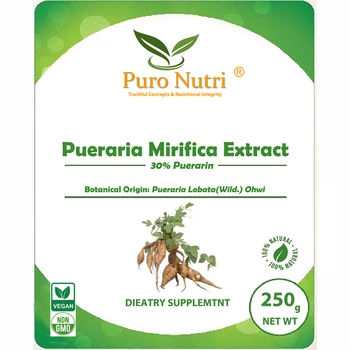 

Organic Pueraria Mirifica Extract Pueraria Lobata 30% puerarin water soluble Kudzu Root Powder