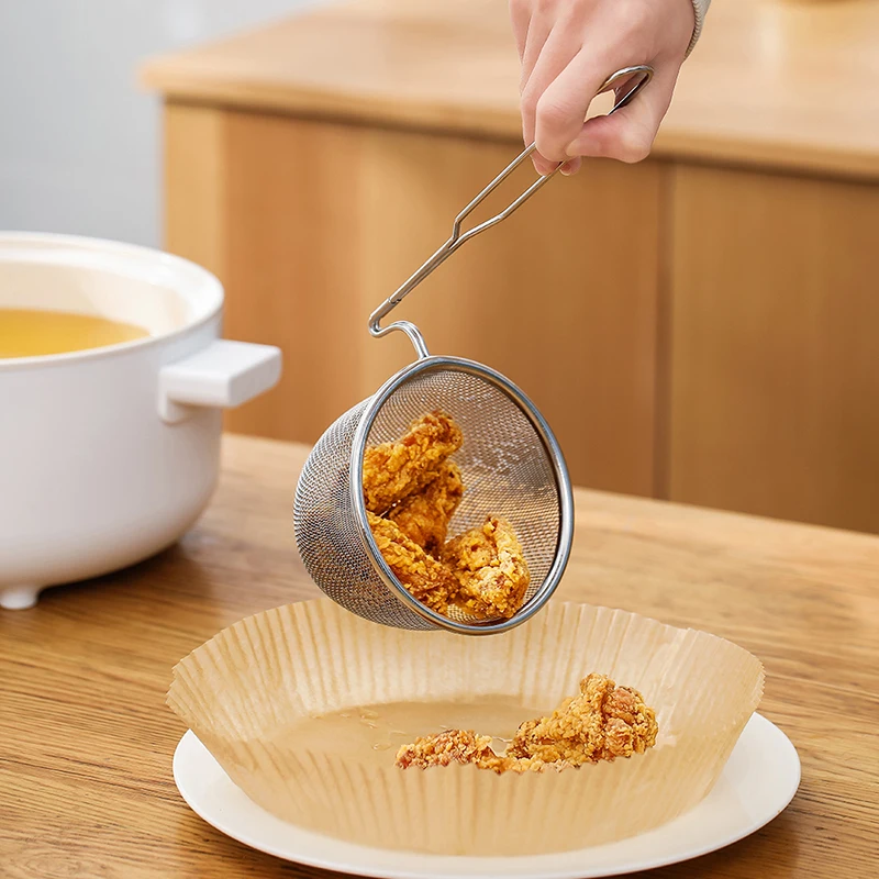 FaSoLa Stainless Steel French Fries Fried Filter Spoon Hot Pot Colander