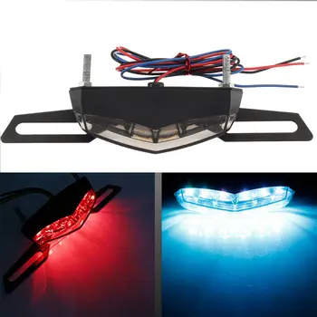 

Motorcycle LED Rear Brake Light License Number Plate Tail Stop Driving Lamp 6LED For Scooter ATV Quad