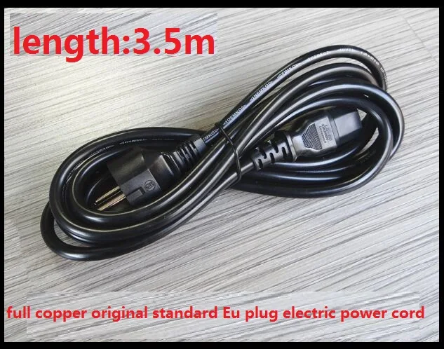 

0.75(1.5m)/1Square(3.5m) Eu Plug Full Copper Desktop Computer,Displayer,Printer,Rice Cooker Electric Power Cord Cable/Line/Wire