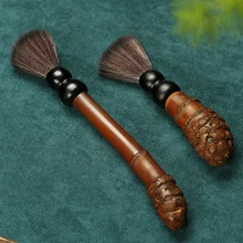 Тонкий бамбуковый корень горшок ручка чайная щетка чайный лоток ручка для чая не падение бамбуковый горшок дерево кунг-фу аксессуары для чая