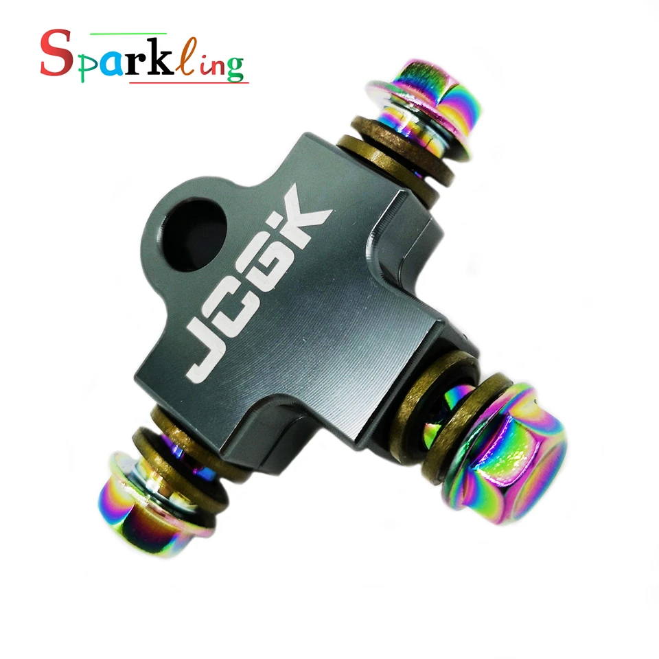 Universal Modified Motorcycle Hydraulic Brake Hose Line Tee Motorbike