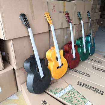 

40-inch folk guitar full basswood guitar many colors and is the latest summer 2020 model