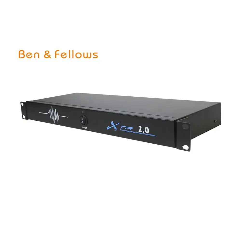 US $187.00 Professional 2 In 2 Out Feedback Frequency Shifter Audio Processing Microphone AntiHowling Suppressor For Meetingstage And KTV