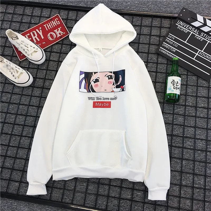 ZSIIBO Harajuku уличная одежда толстовки для женщин с длинным рукавом Толстовка