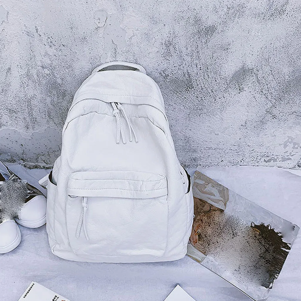 Женский мини-рюкзак из искусственной кожи, сумки для девочек, школьные рюкзаки для путешествия, сумка на плечо, большая емкость 8,13