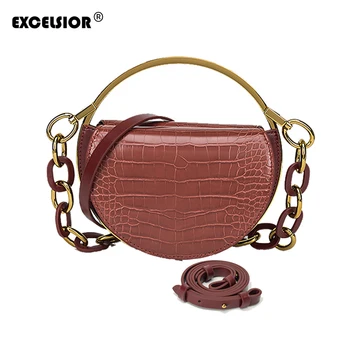 

EXCELSIOR Hard PU Leather Crossbody Bag New Fashion Multi-use Shoulder Bags for Female 2020 ins Style Women's Handbag