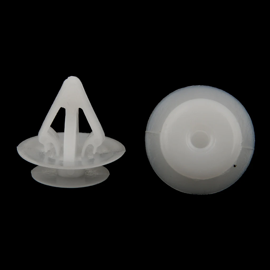 Pack Of 20 Car Door Buckle  Sheeting/Interior Panels Snaps For Mazda White