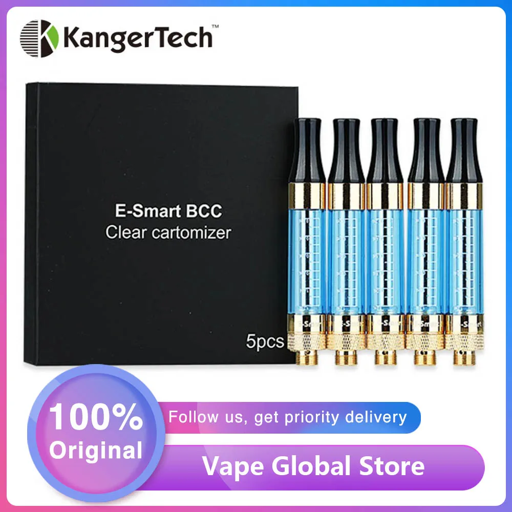 Оригинальный E-smart 510 BCC клиромайзер Kangertech 5 шт. 1 2 мл емкость 8 Ом электронная