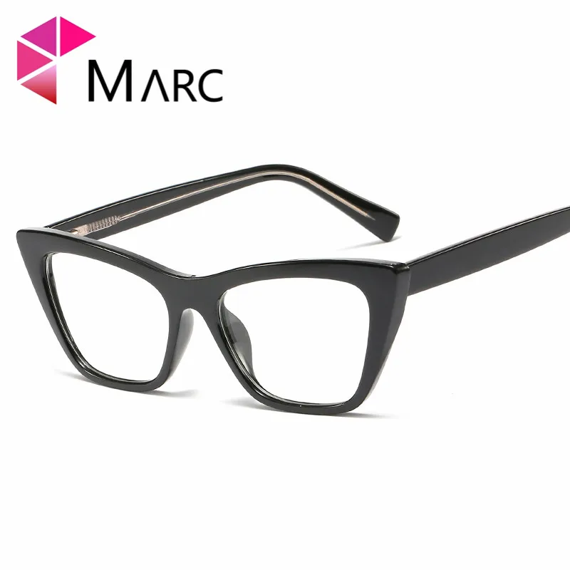 Бренд Gafas 93349, Квадратные прозрачные женские очки в ретро-стиле, оправа для близорукости, оправы для очков для мужчин, красные очки для глаз - Цвет оправы: C1