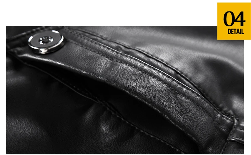 Winter Men's Leather Jackets Casual PU Coats Thermal Outerwear Faux Fur Fleece Jackets Mens Brand Clothing Size L-3XL,008