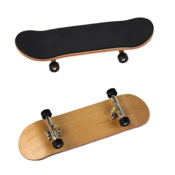 

Professional Finger SkateBoard Wooden Fingerboard Wood Basic Fingerboars With Bearings Wheel Foam Tape Set Finger Skateboards