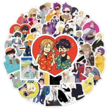 

50/100pcs Anime BANANA FISH Hatsune Hunter x Hunter Haikyuu!! Stickers For Stationery Skateboard PVC Waterproof Decal Sticker